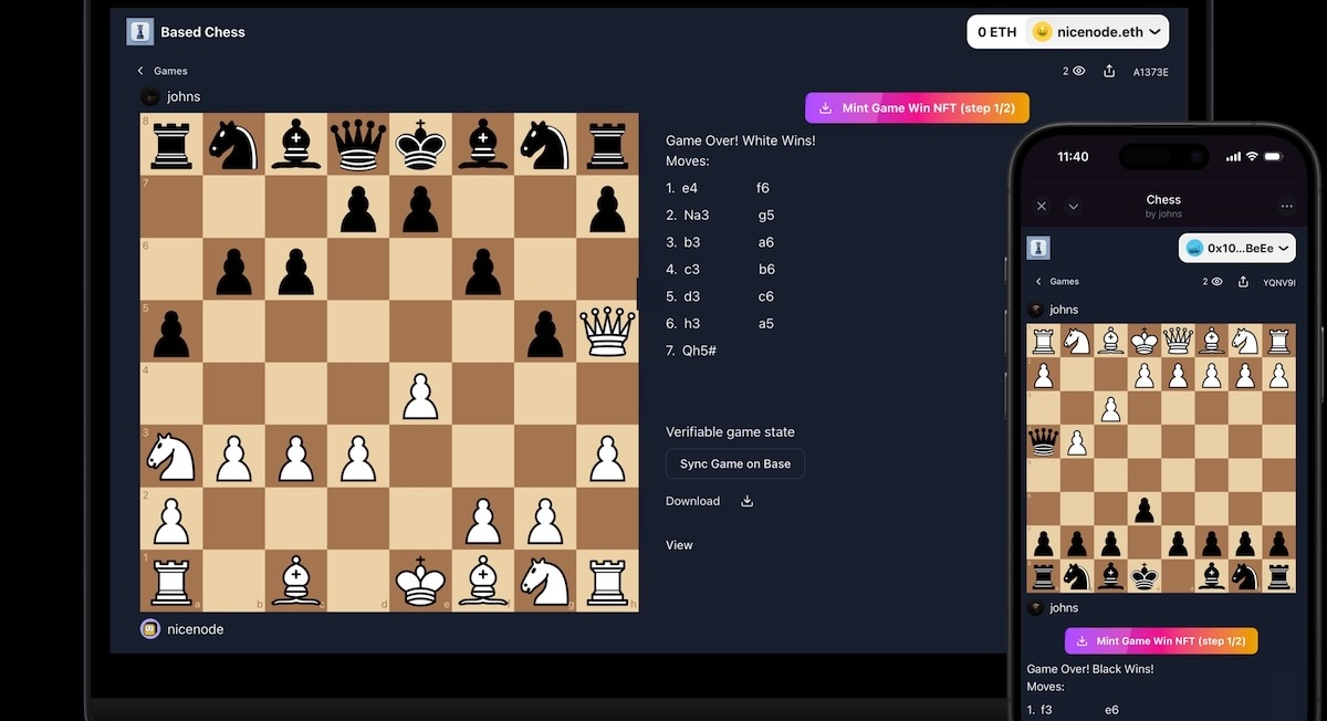 Based Chess - Farcaster Mini Apps